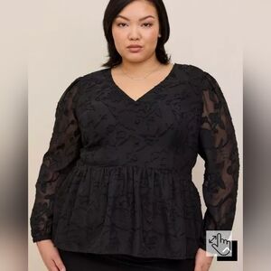 TORRID Peplum top
